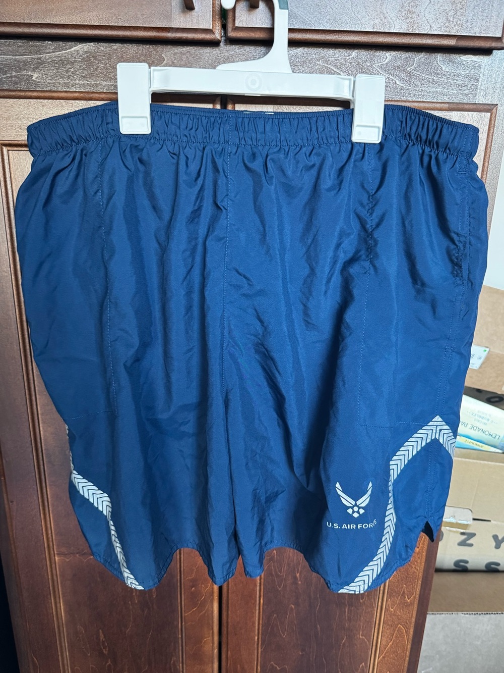 U.S. Air Force IPTU Shorts XX-Large Navy Blue Reflective Gym Trunks